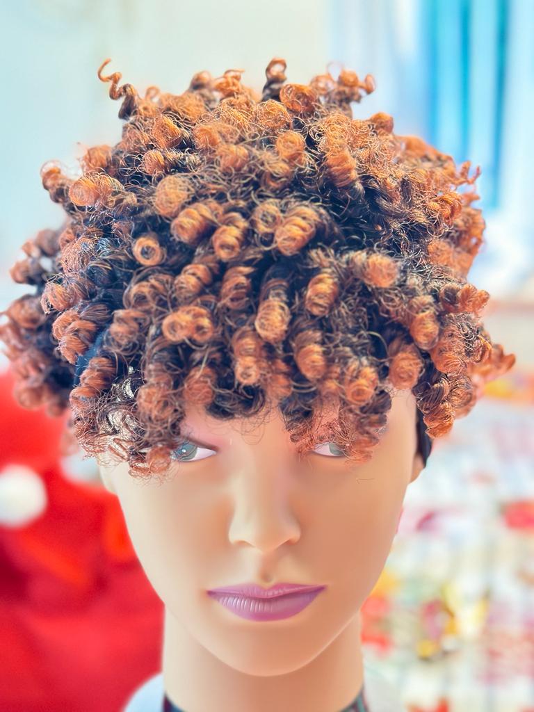 Headband Kinky Curly Wig